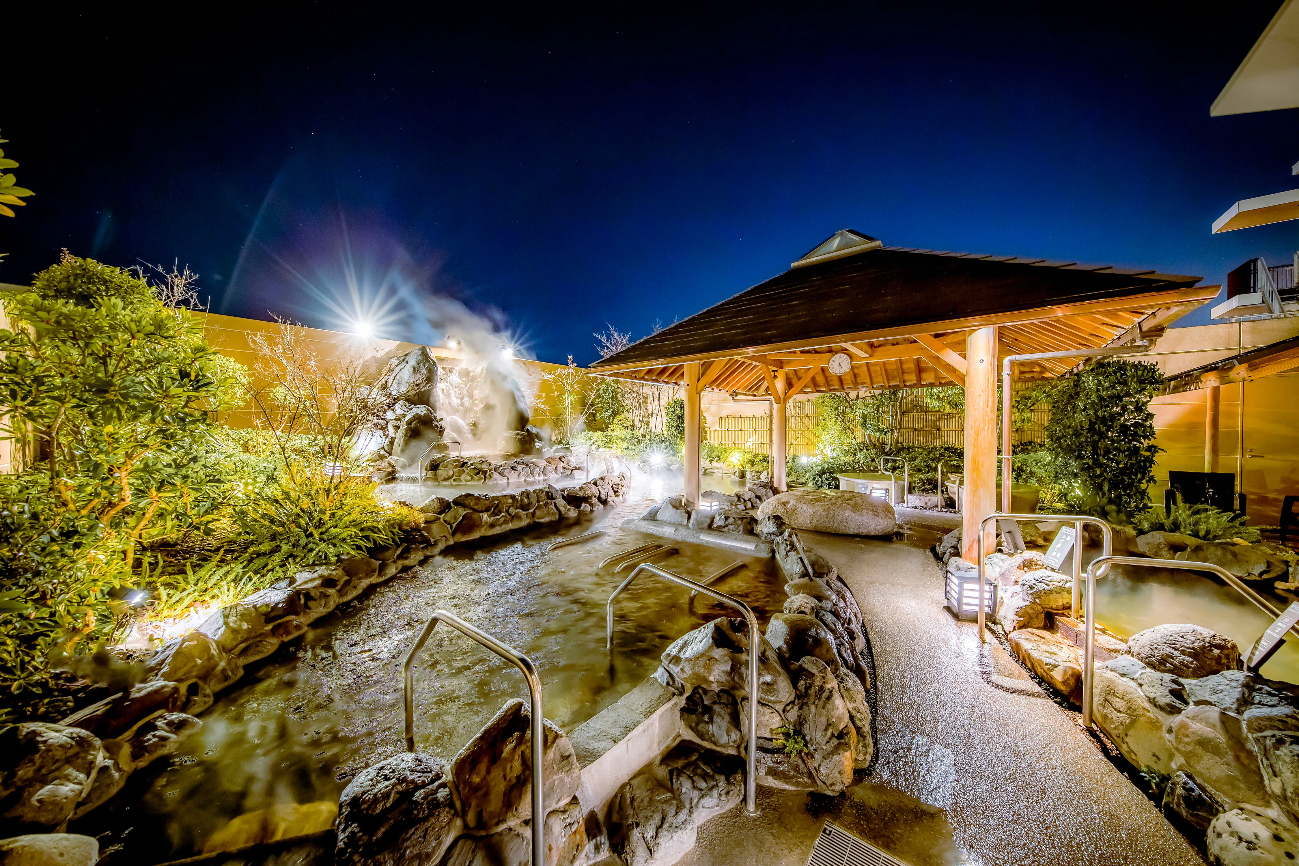 露天風呂（夜景）